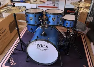 MES 5pcs Complete Drum Set[Drum Carpet Included]