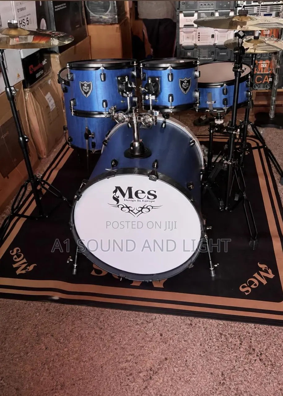 MES 5pcs Complete Drum Set[Drum Carpet Included]