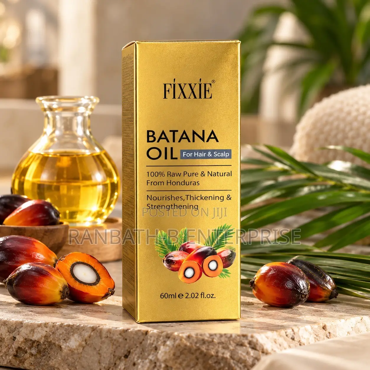 FIXXIÉ Batana Oil – Hair Thickening & Strengthening Oil