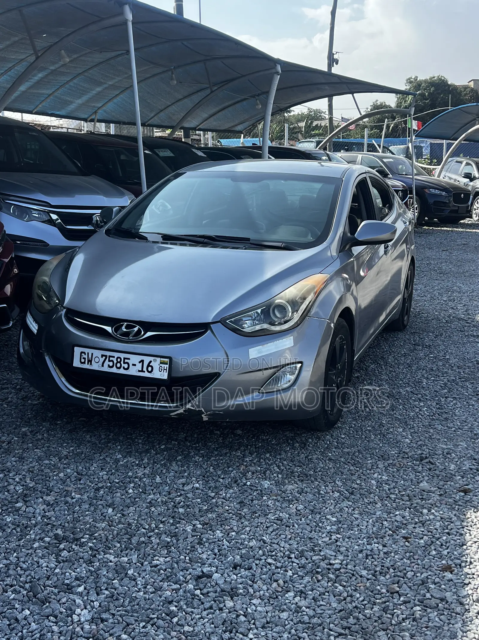 Hyundai Elantra GLS 2012 Gray