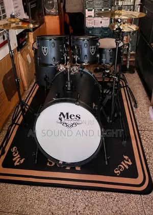 MES Black Edition 5pcs Complete Drum Set