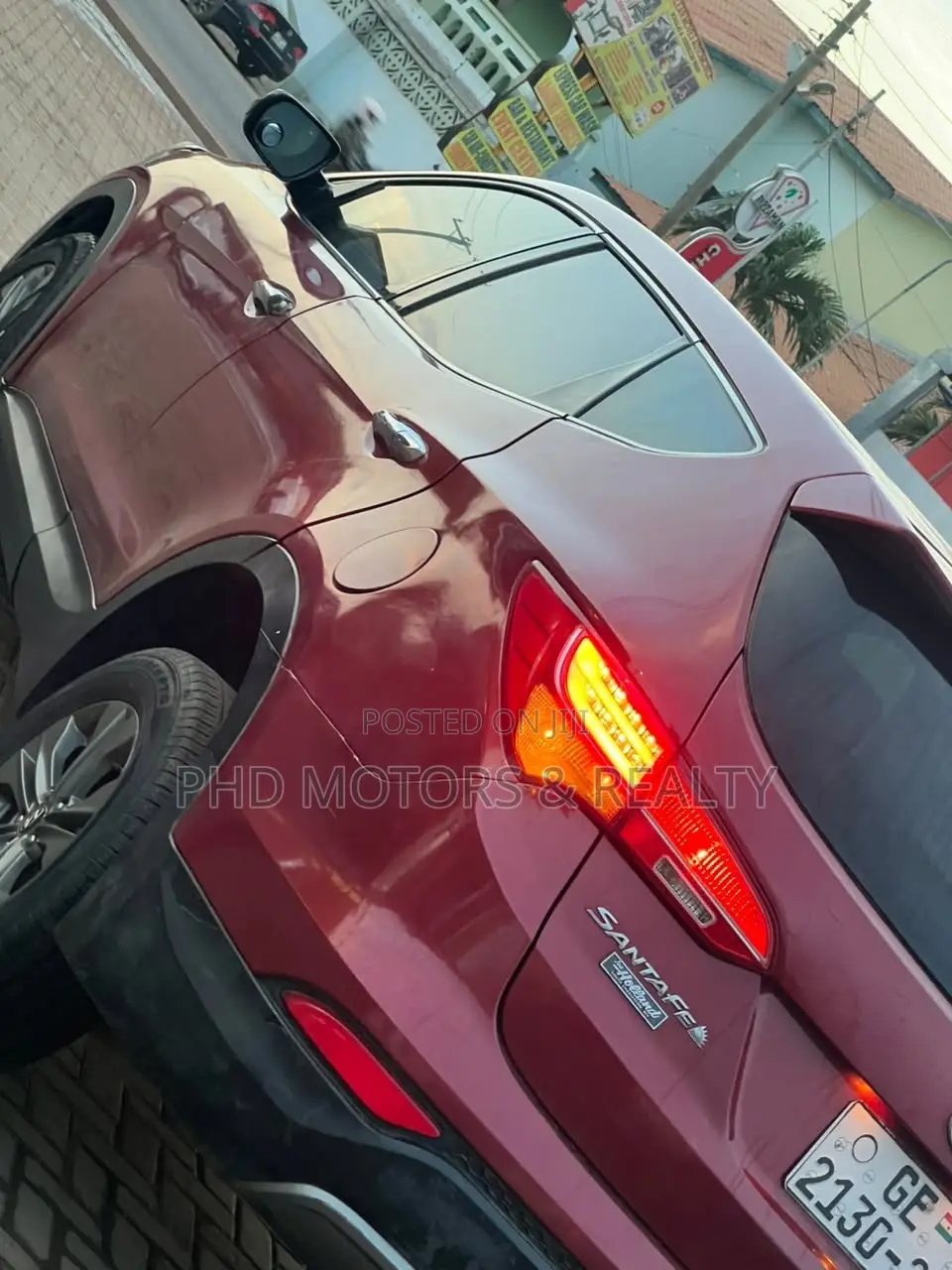 Hyundai Santa Fe GLS 4dr SUV AWD (3.3L 6cyl 6A) 2014 Red