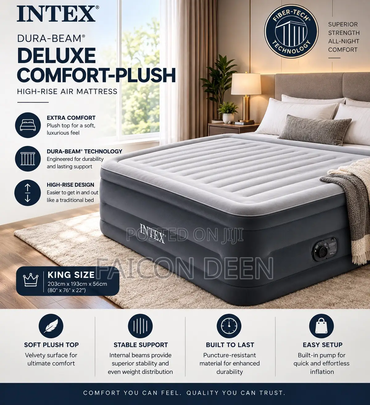 Reliable Inflatable Furniture:Inflatable Automatic Double Size Air Bed