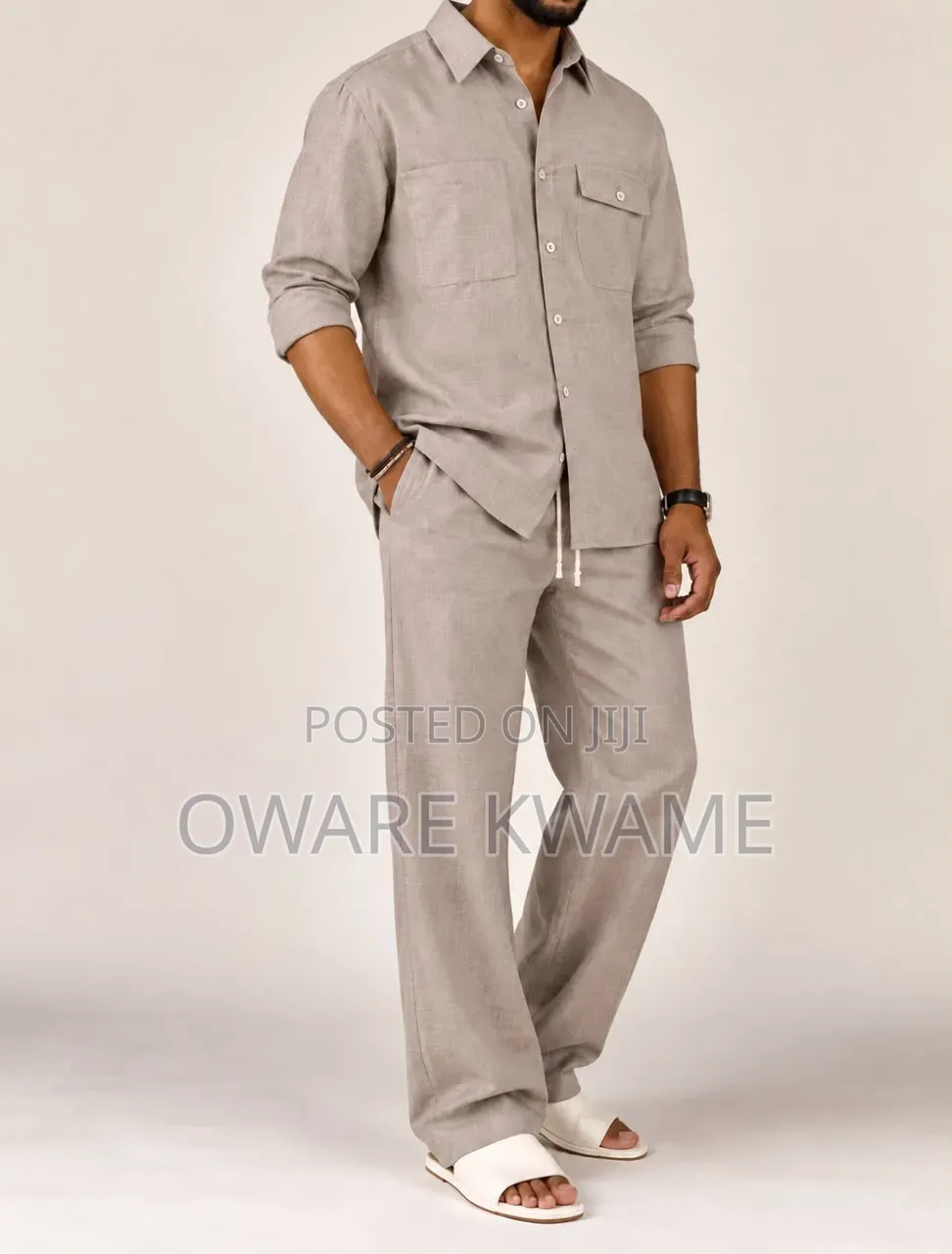 Linen Top and Down