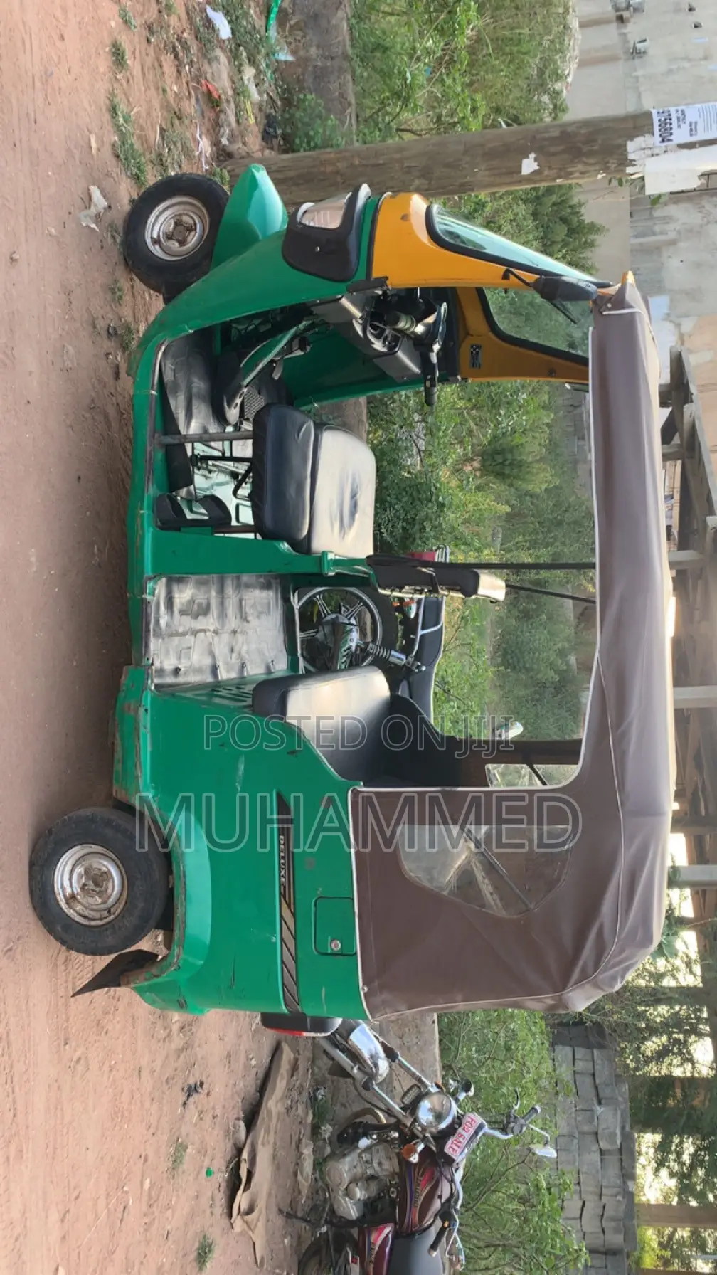 TVS King Deluxe Plus iTouch Start 2024 Yellow