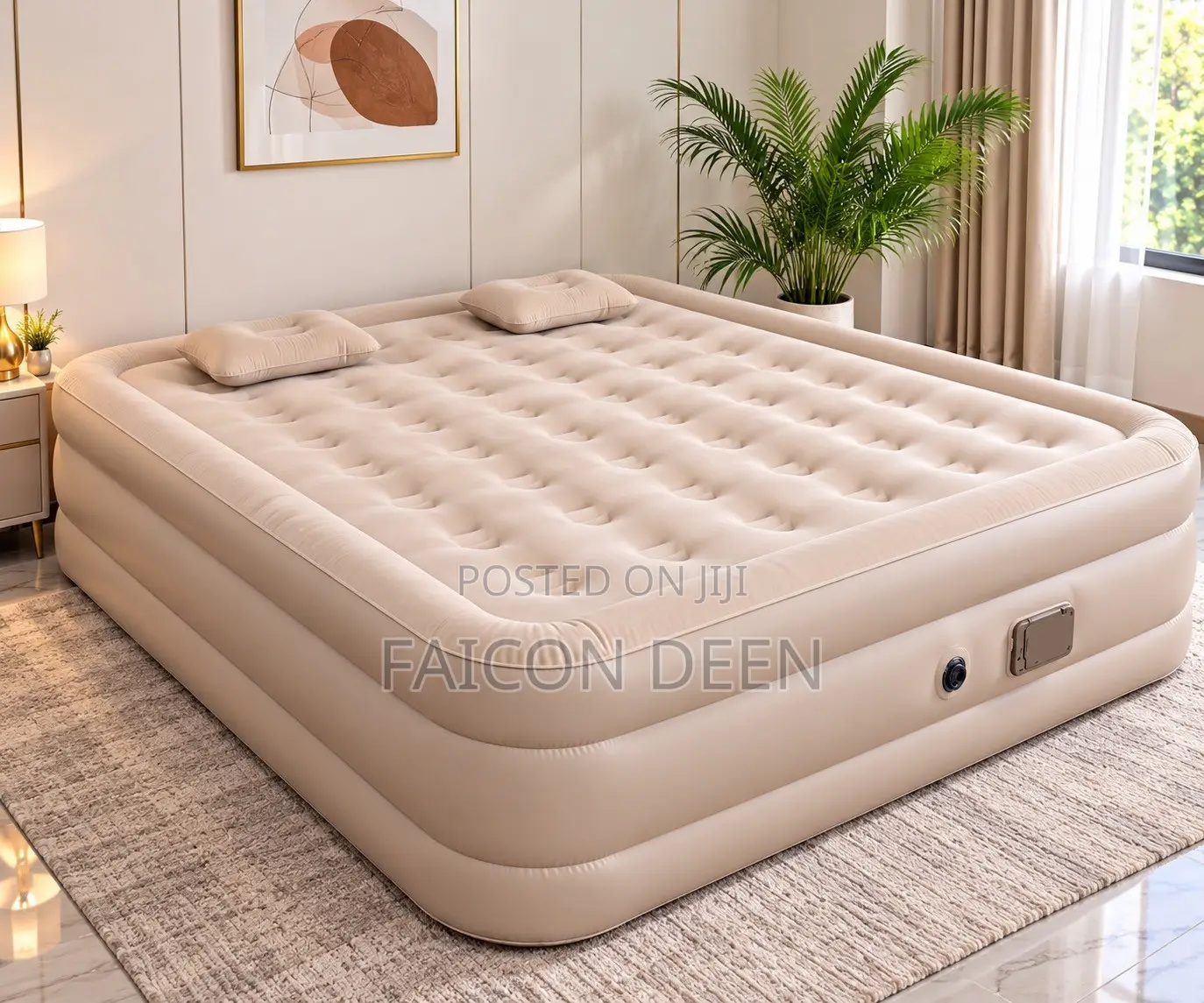 Soft Resting Solution : Double Automatic Air Bed With Inbuilt Pump