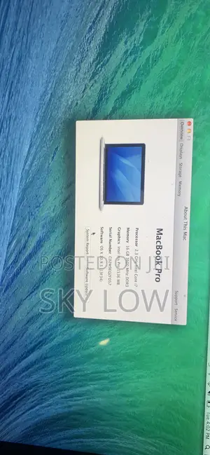Laptop Apple MacBook 2013 16GB Intel Core i7 HDD 500GB