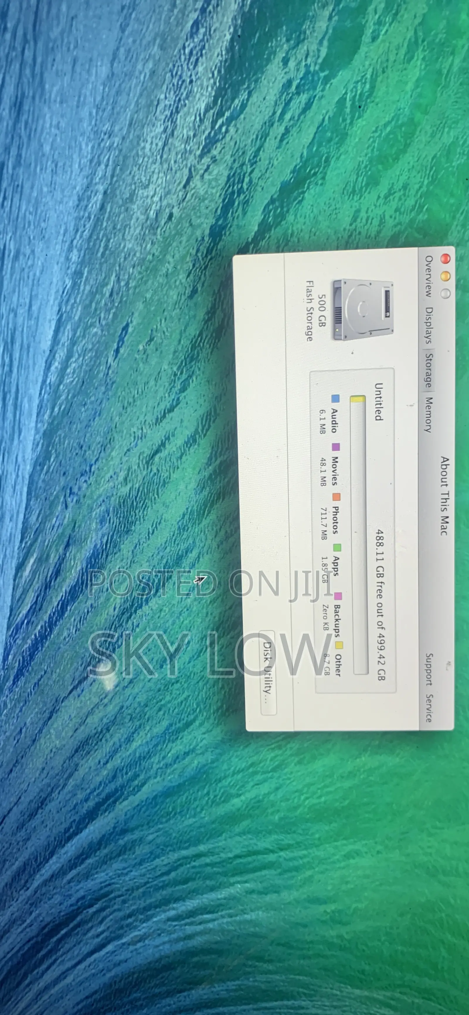 Laptop Apple MacBook 2013 16GB Intel Core i7 HDD 500GB