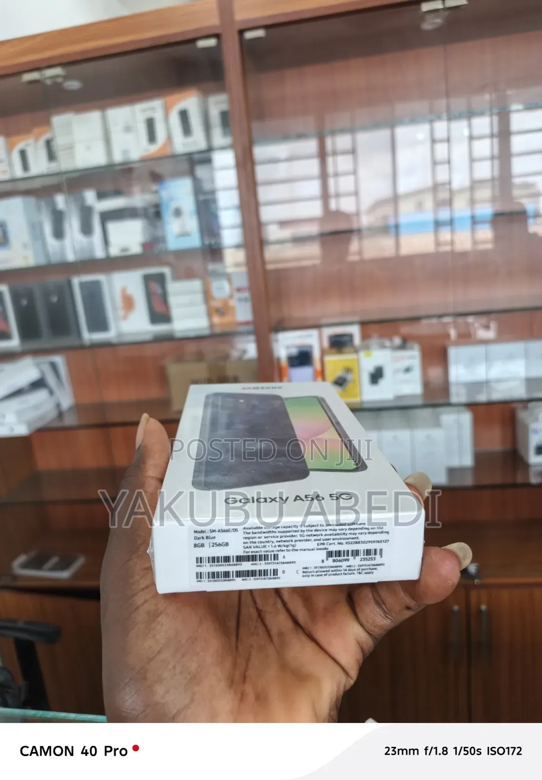 New Samsung Galaxy A56 256 GB Black