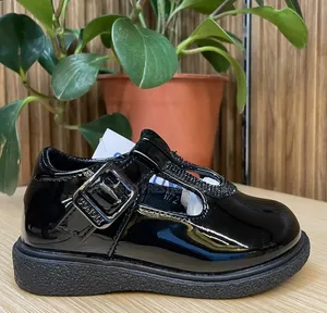 Girls' Classy Black Patent Shoes