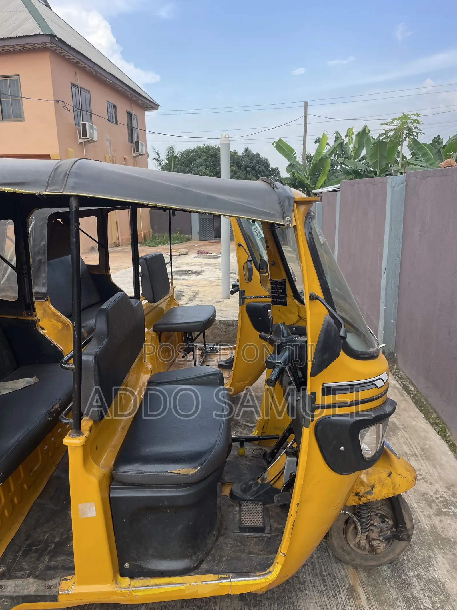 Tricycle 2025 Yellow
