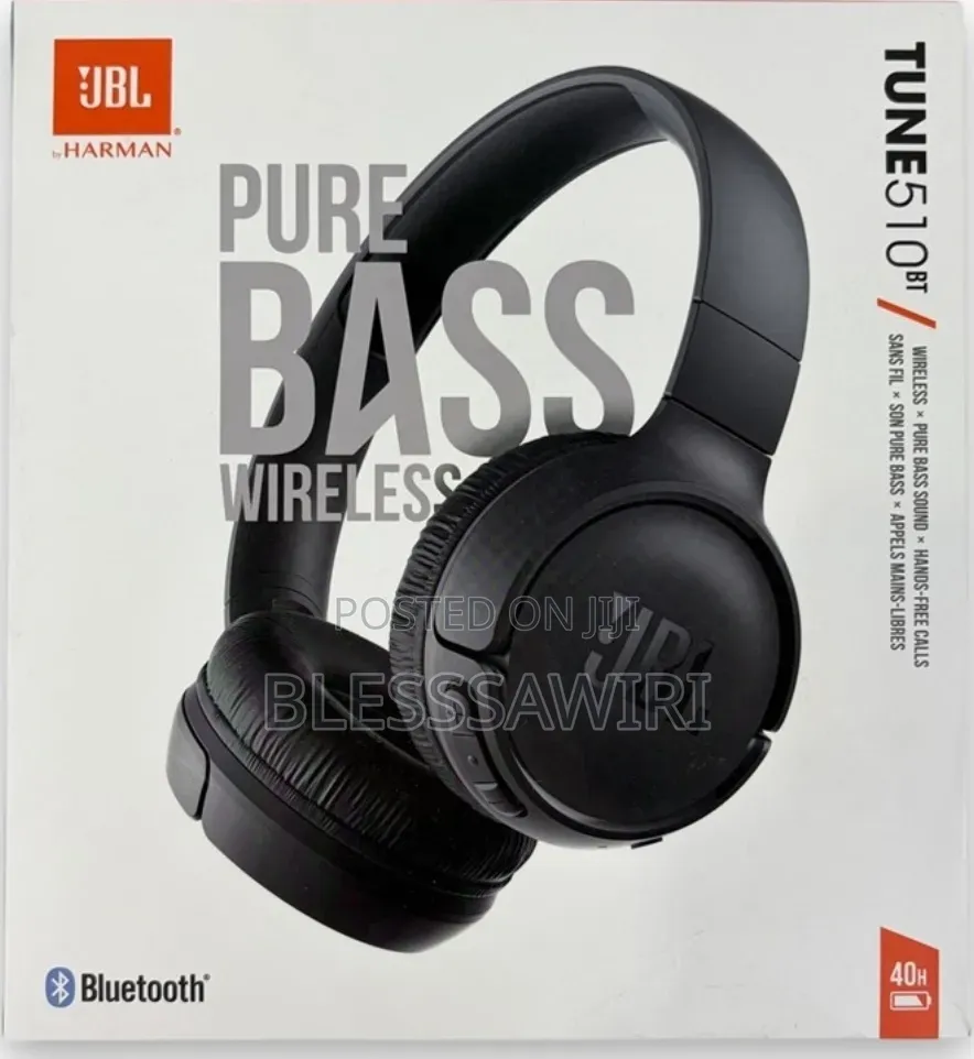 Original USA JBL Tune 510BT Wireless Bluetooth Headphones Pure Bass