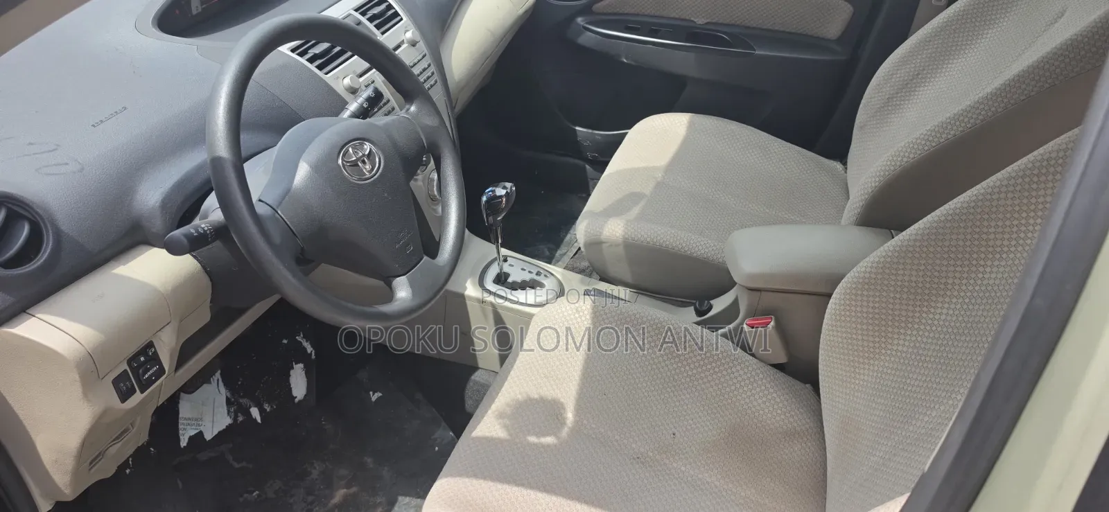 Toyota Belta 2008 Beige