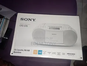 Sony CFDS70W Cassette/Cd Boombox
