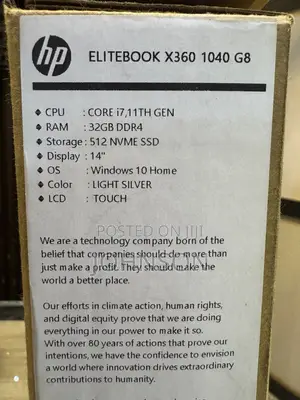 Laptop HP EliteBook 1040 G8 32GB Intel Core i7 SSD 512GB