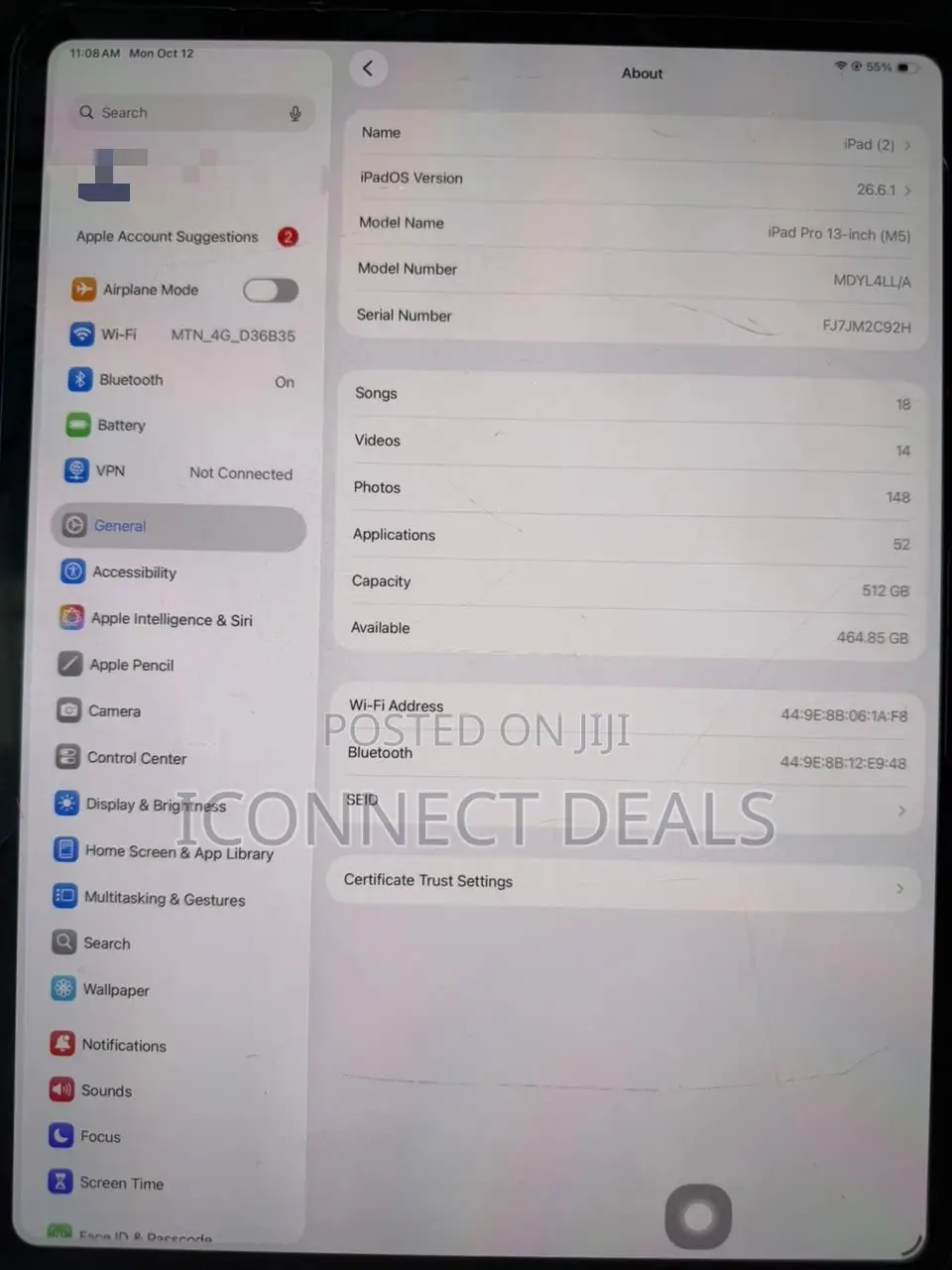 Apple iPad Pro 13 (2025) 512 GB Gray