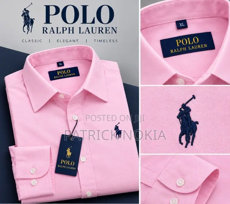 Polo Ralph Lauren Men Long Sleeve Pink
