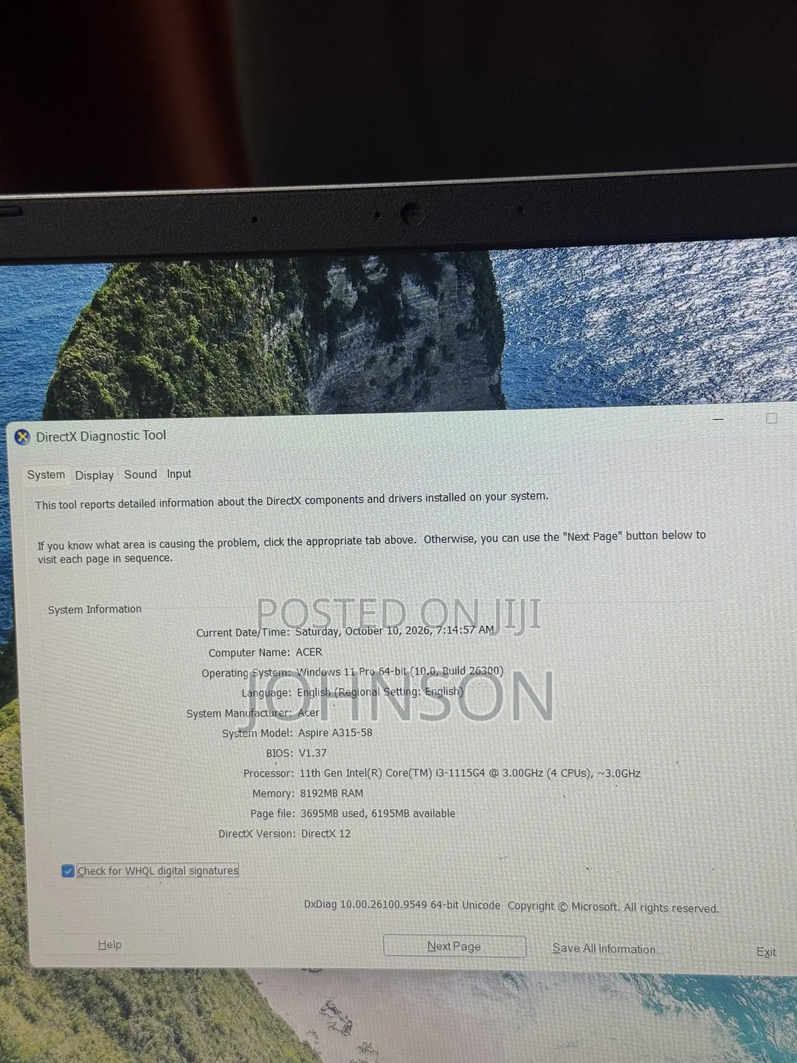 Laptop Acer Aspire 3 8GB Intel Core i3 SSD 256GB