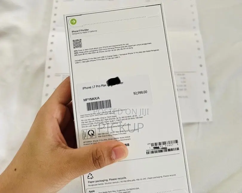 New Apple iPhone 17 Pro Max 1 TB White