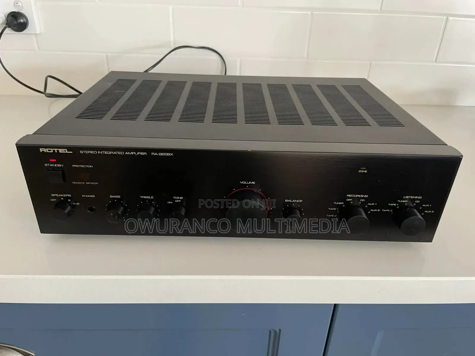 Rotel RA-985BX Stereo Amplifier 400W Audiophile HiFi Phono Pre-Out