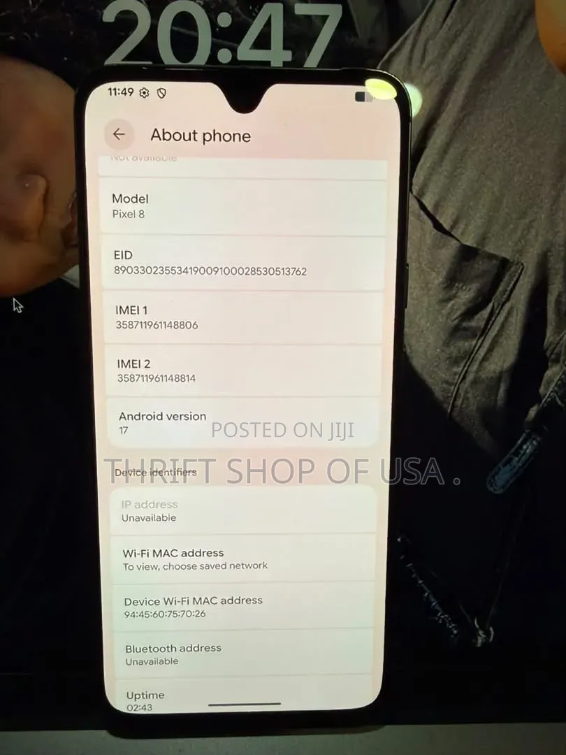 Google Pixel 8 128 GB Black