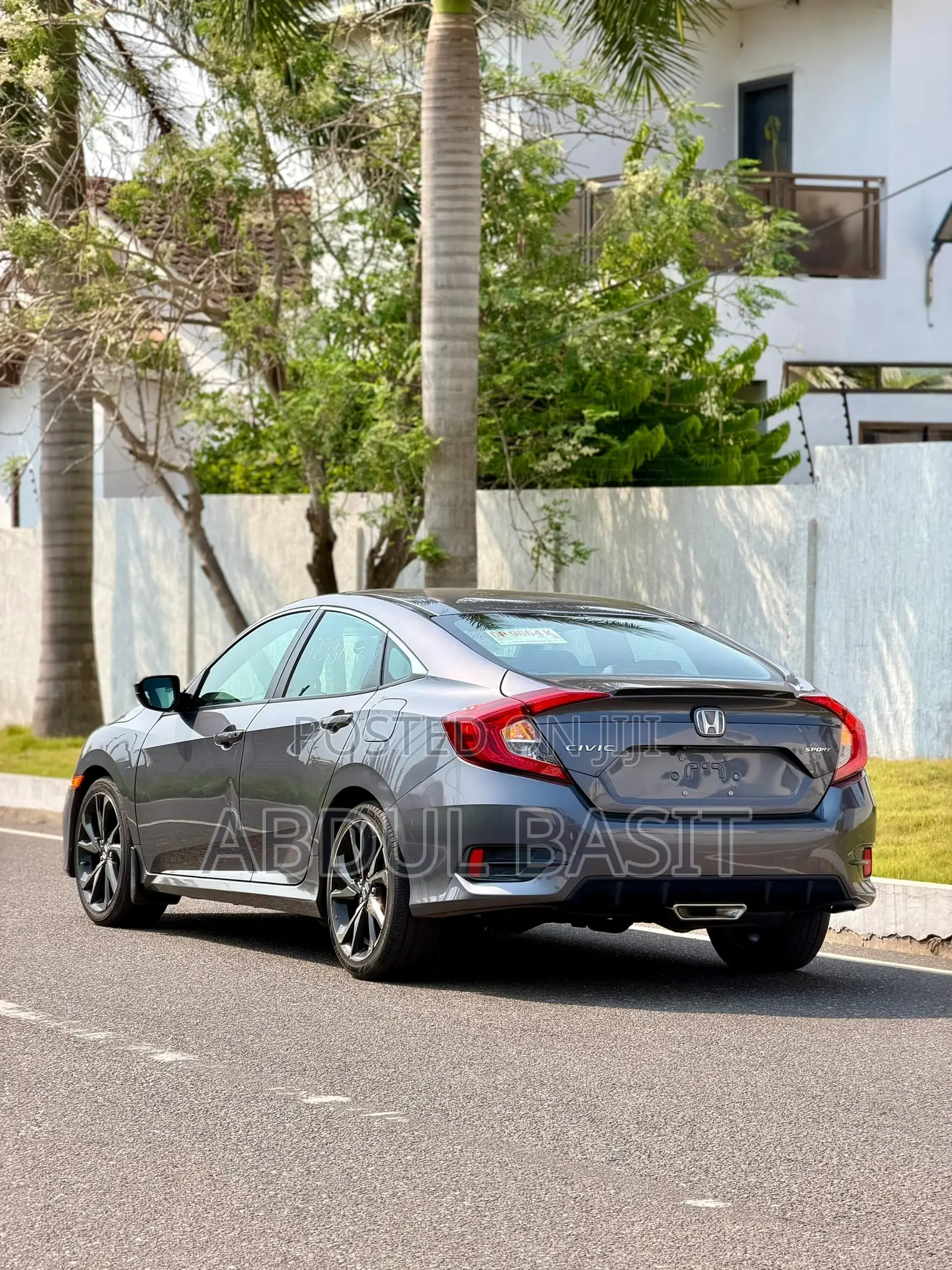 Honda Civic Sport Sedan 2019 Gray