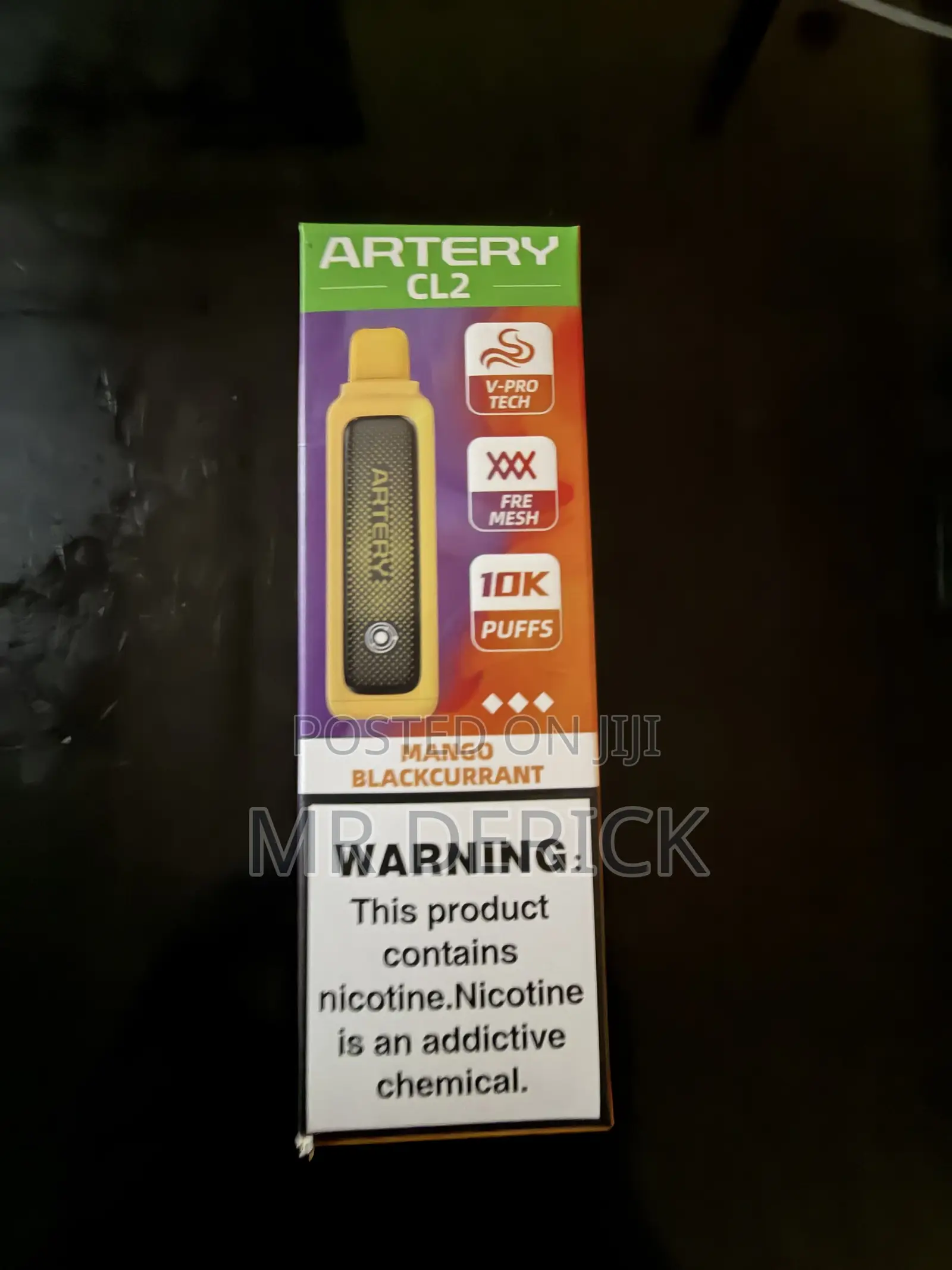 Artery CL2 Vape 10000 Puff - Mango Blackcurrant