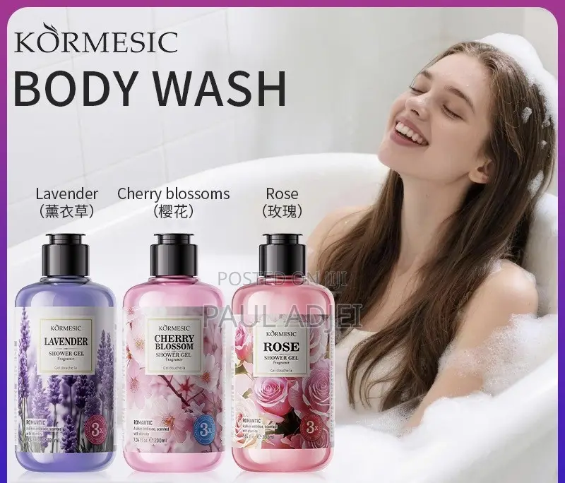 Kormesic Shower Gel - Rich Creamy Foam Body Wash