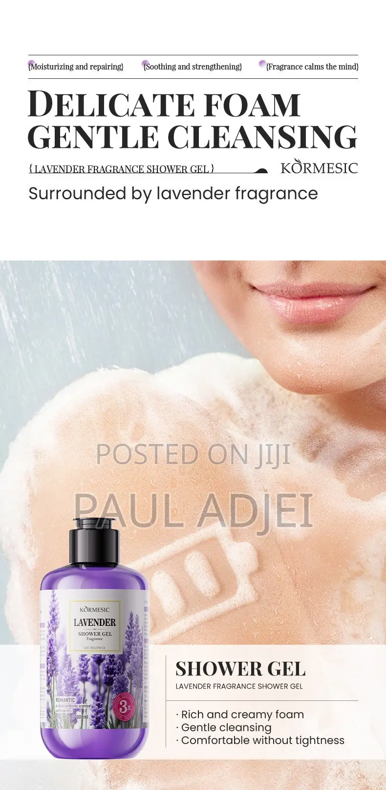 Kormesic Shower Gel - Rich Creamy Foam Body Wash