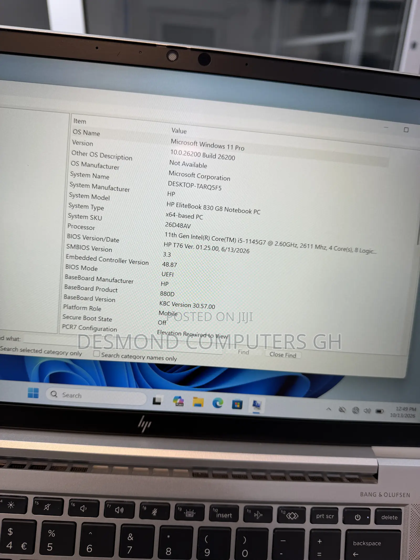 Laptop HP EliteBook 830 G8 8GB Intel Core i5 SSD 256GB