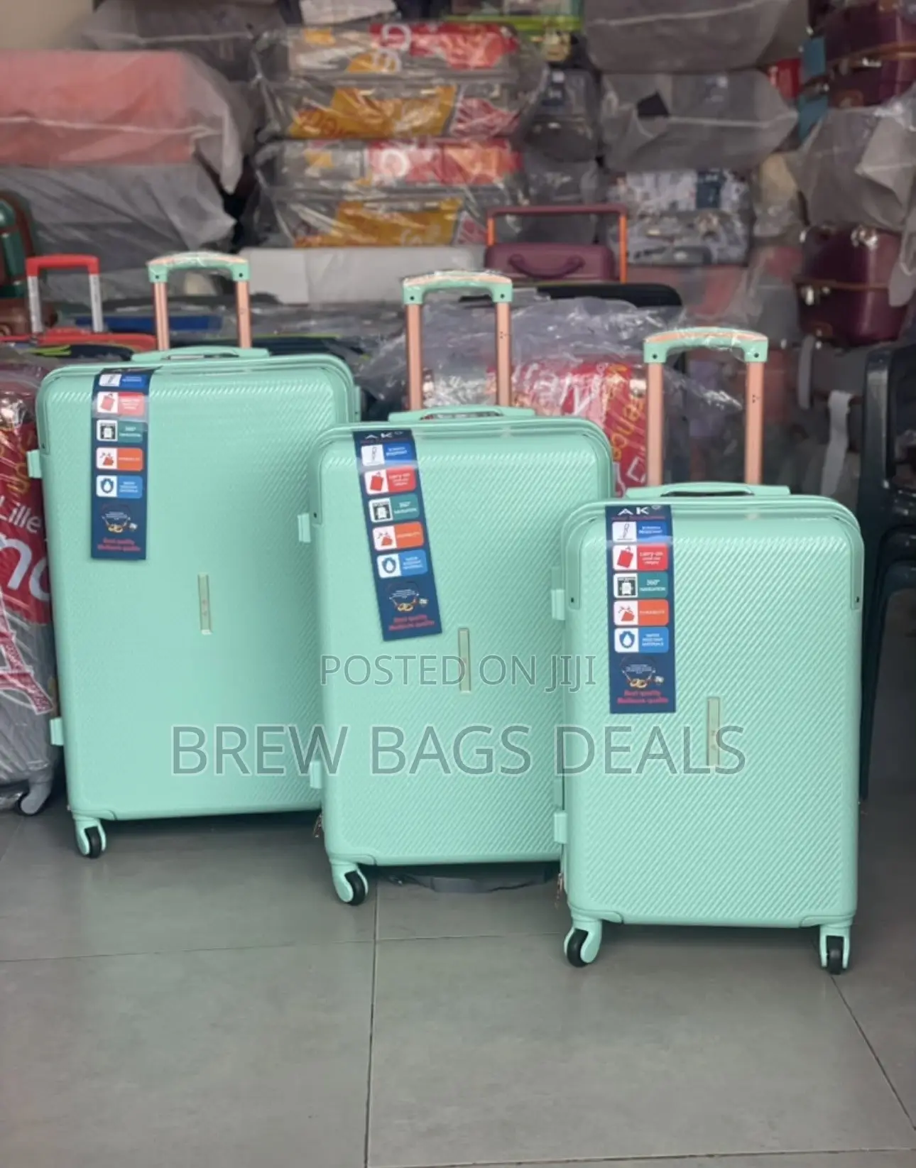 Premium Quality AK 3set Silicon Unbreakable Engagement Bag.