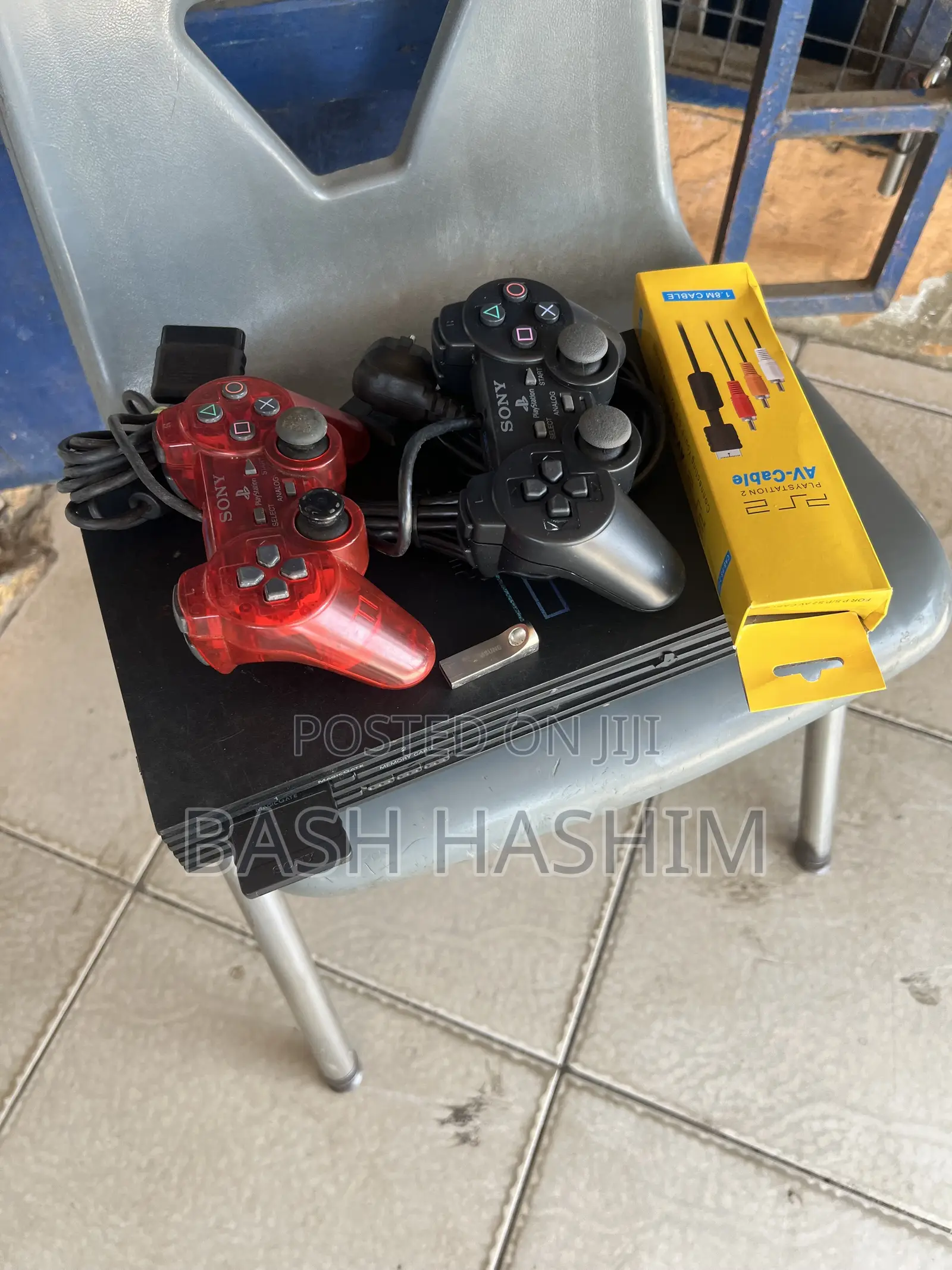 Ps2 Console Set Wit Games