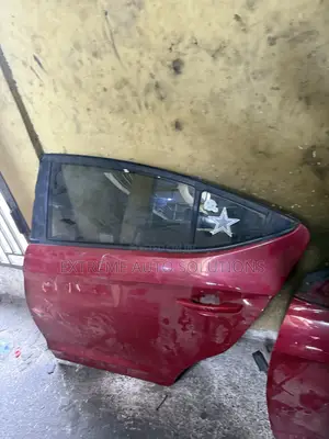 OEM 2017 - 2020 Hyundai Elantra Sedan Front Driver Left Door Red