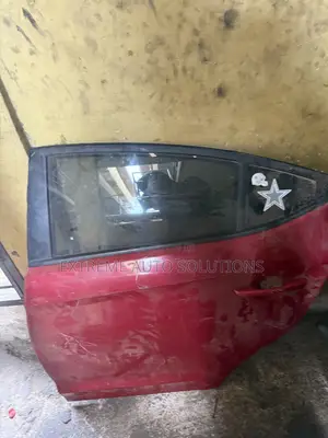 OEM 2017 - 2020 Hyundai Elantra Sedan Front Driver Left Door Red