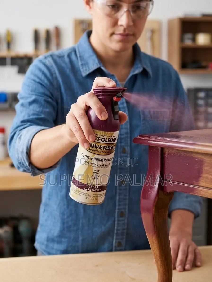 Universal Paint & Primer Spray 12oz – Gloss Dark Cherry / Crimson Red