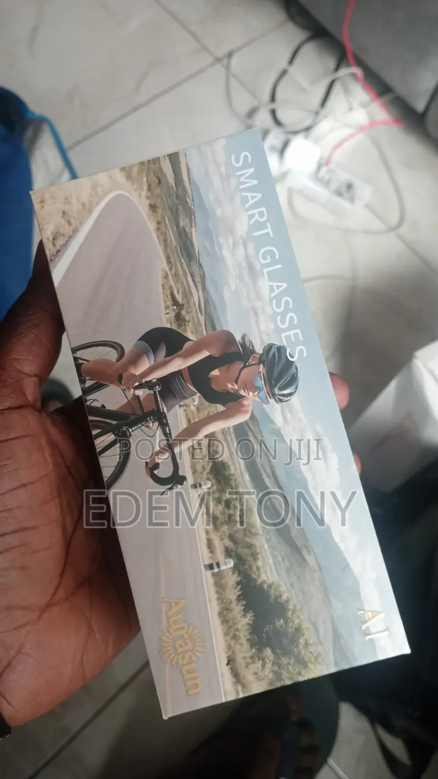 AuraSun AI Smart Cycling Glasses Set