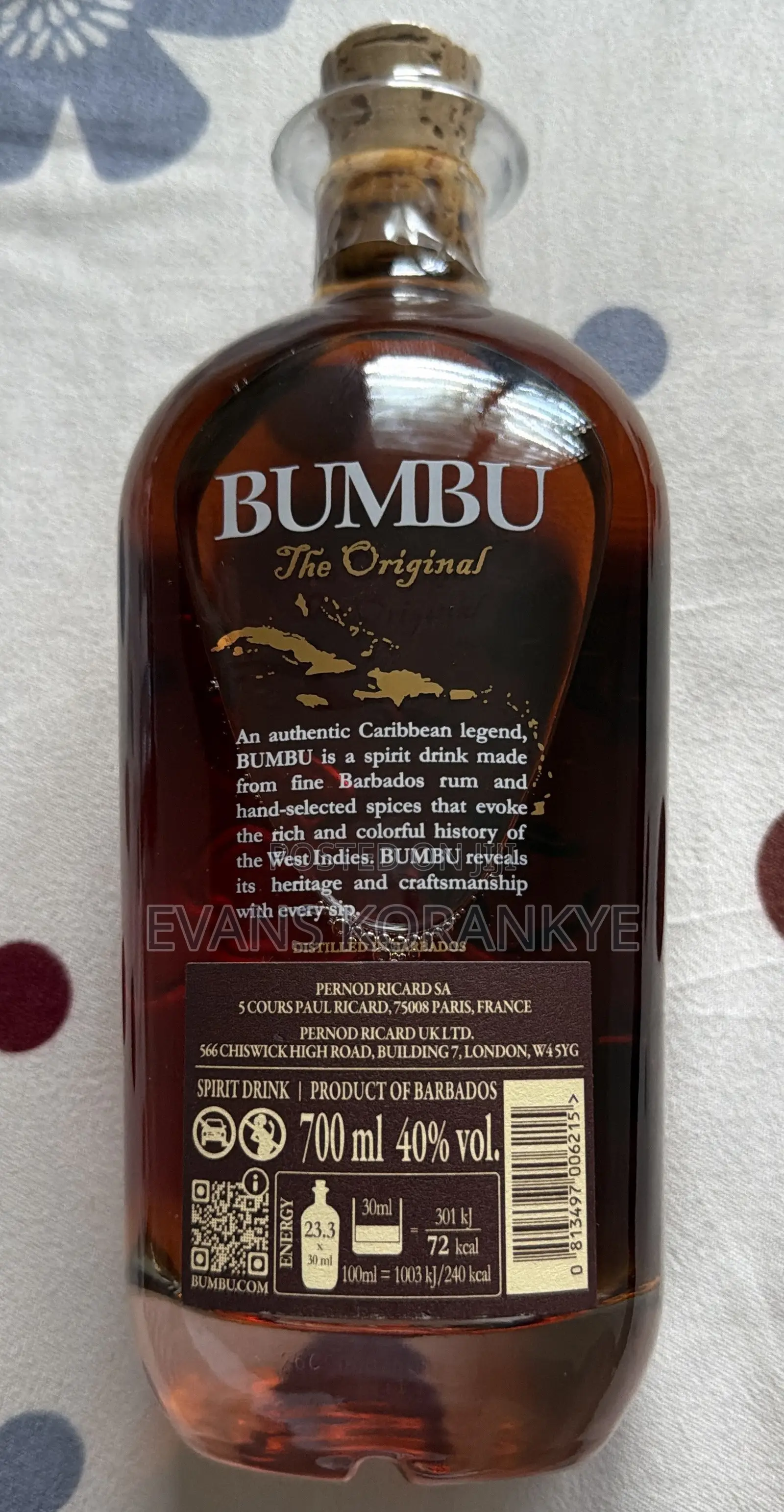 Sealed BUMBU the Original for Sale