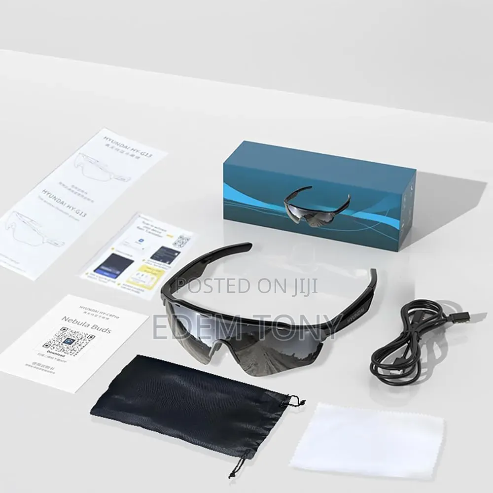 AuraSun AI Smart Cycling Glasses Set