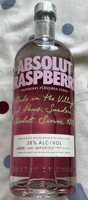 Original Absolut Raspberri Vodka for Sale