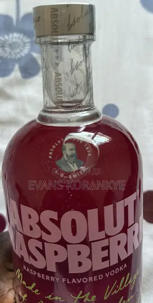 Original Absolut Raspberri Vodka for Sale