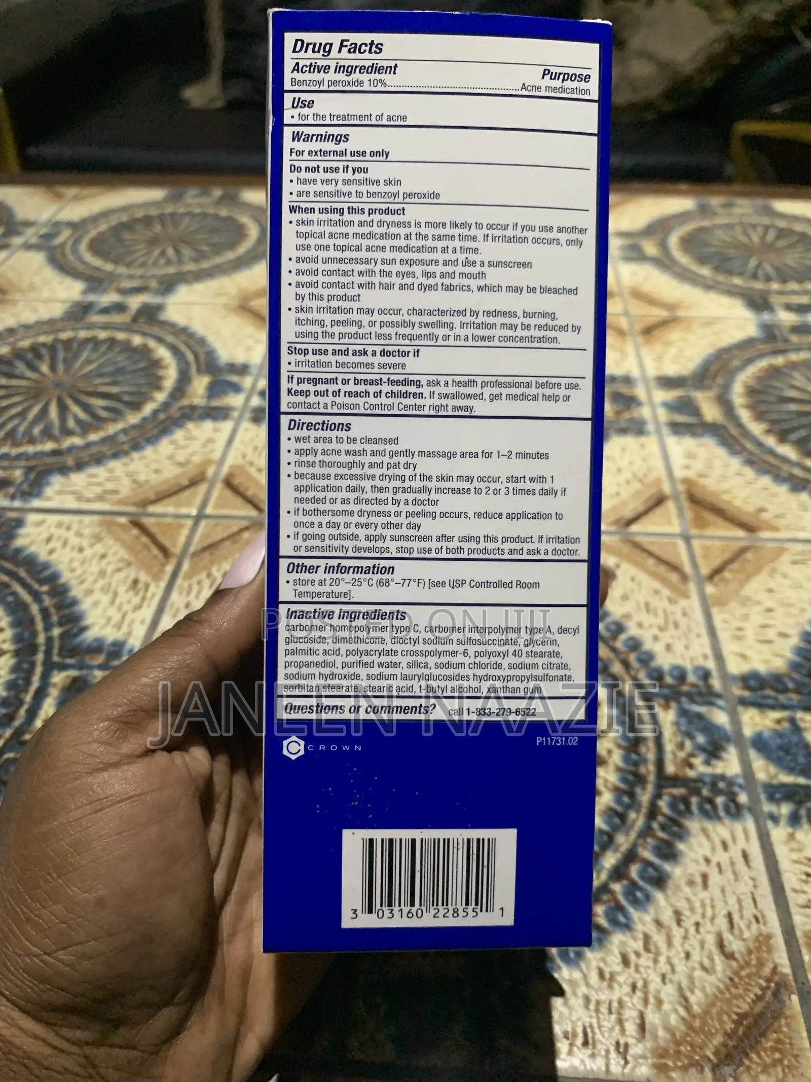 PanOxyl Acne Foaming Wash