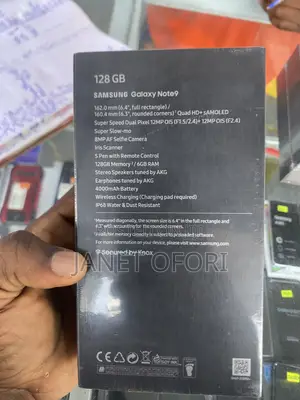 New Samsung Galaxy Note 8 256 GB Black