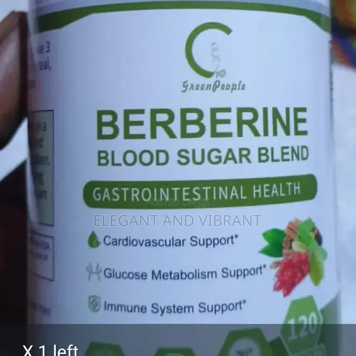 Berberine HCL Extract  1200mg Capsules Healthy Cholesterol