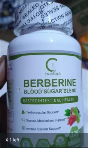 Berberine HCL Extract  1200mg Capsules Healthy Cholesterol