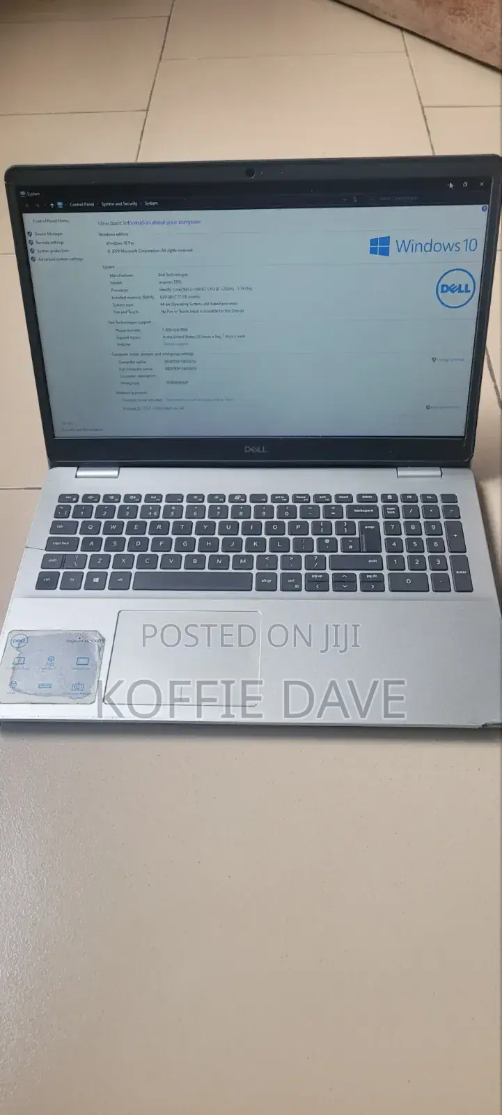Laptop Dell Inspiron 5559 8GB Intel Core i3 HDD 500GB