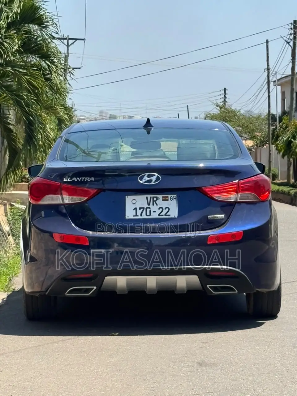 Hyundai Elantra GLS Sedan FWD (1.8L 4cyl 6A) 2013 Blue