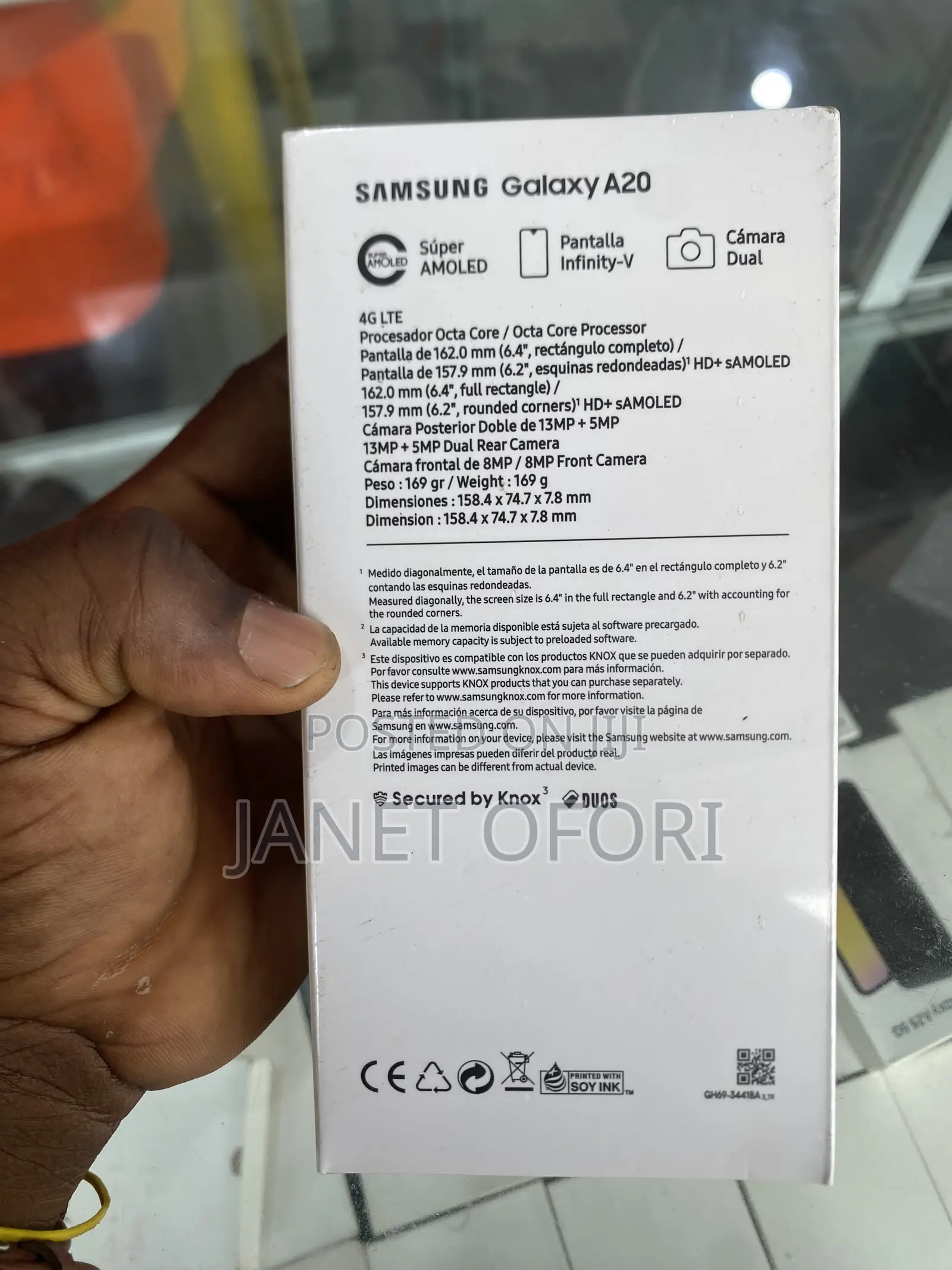 New Samsung Galaxy A20 64 GB Black