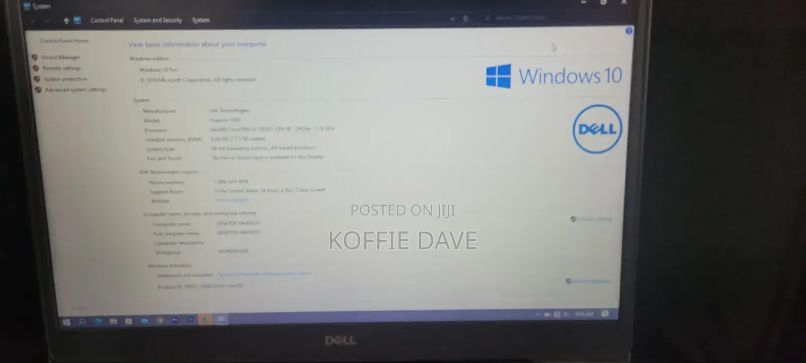 Laptop Dell Inspiron 5559 8GB Intel Core i3 HDD 500GB