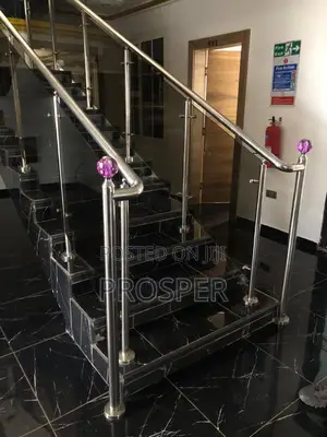Stainless Steel With Glass Balusters