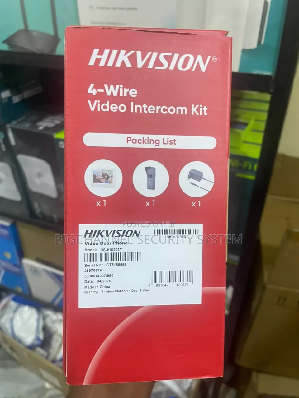 Hikvision 4 Wire Hd Video Intercom Ds-Kis203t